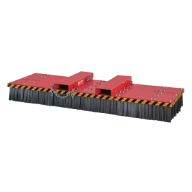 Industriebesen Modell Universal STEEL BROOM, Large, LXBXH 2500 x 800 x 380 mm