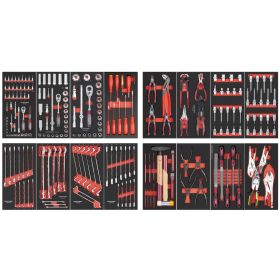 KRAFTWERK Werkstattwagen BT900 7 Schubladen Swiss Line, inkl. Werkzeug, 226-teilig