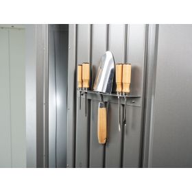 biohort Gerätehaus NEO, quarzgrau-metallic, 3B: 2360 x 2920 x 2220 mm, Doppeltüre