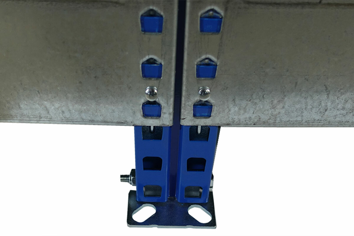 Fachbodenregal Komplettset M50, Gesamttraglast 2800 kg, in zwei Ausführungen