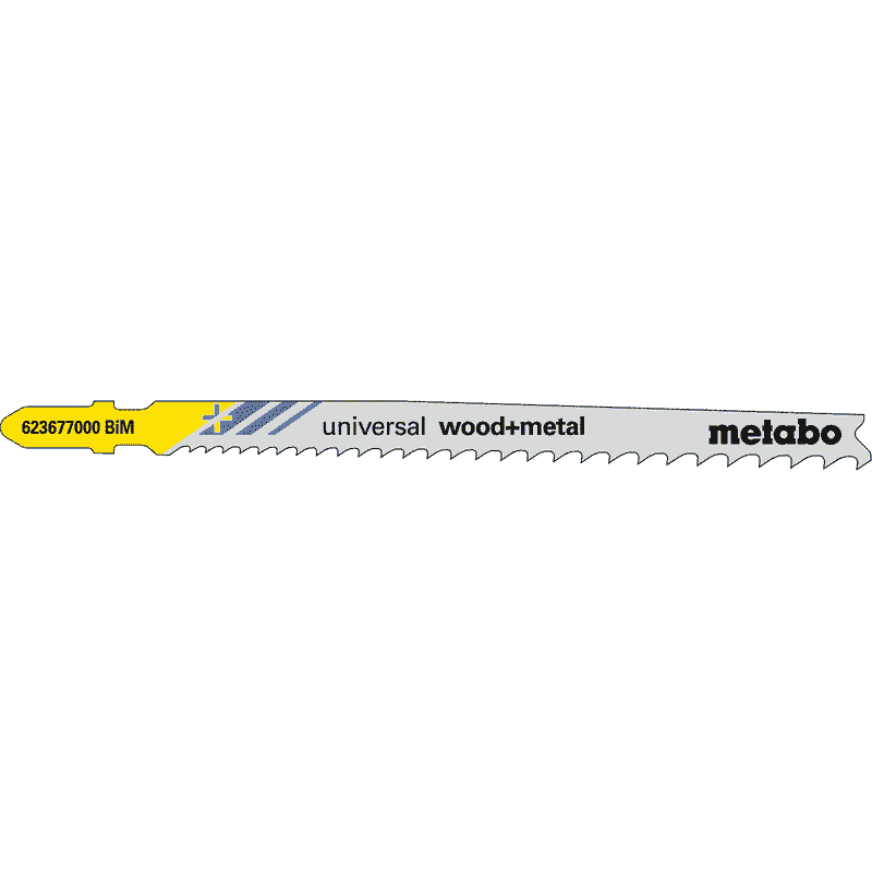 Metabo Stichsägeblatt "Universal Holz + Metall" 106 mm / progressiv, 5 Stück