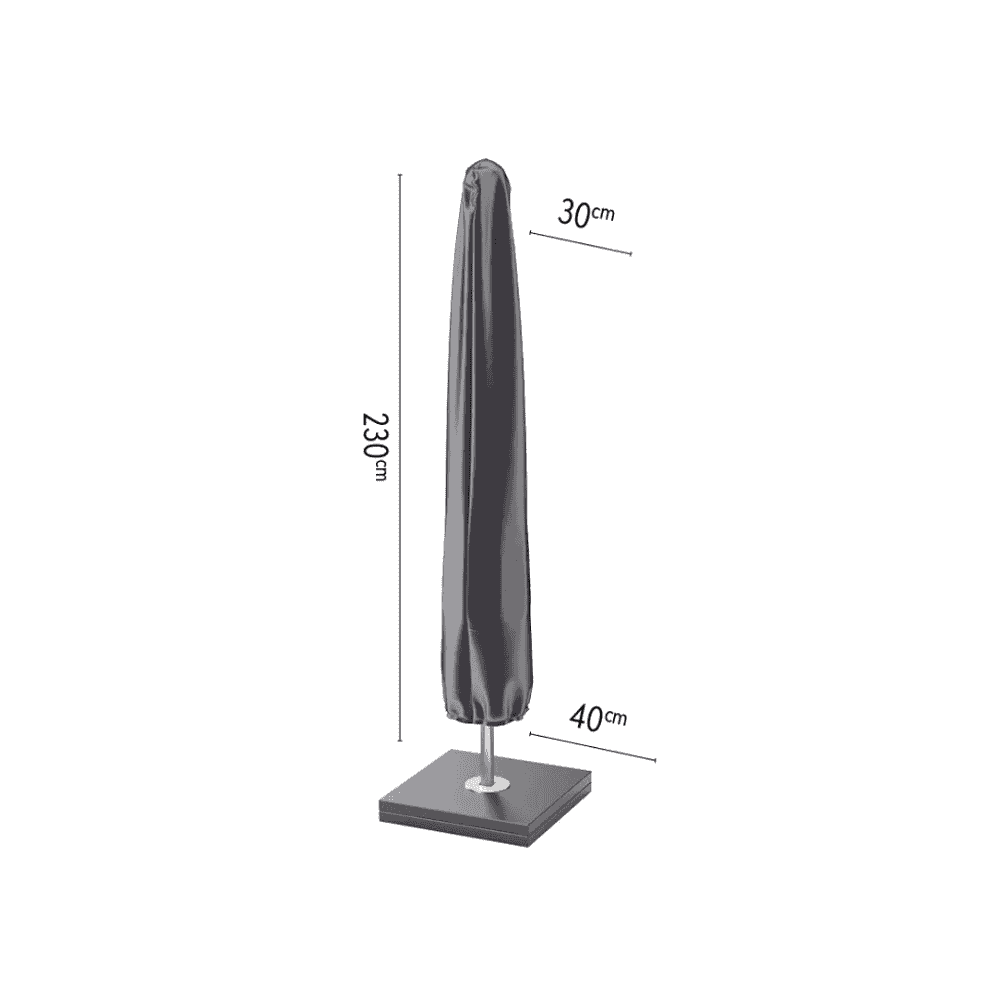 Platinum AeroCover Schutzhülle Sonnenschirm, Höhe 2300 mm, Durchmesser 300/400 mm