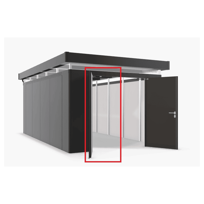 Biohort 2ème battant de porte pour abri de jardin / Bâtiment annexe CasaNova, en 2 couleurs