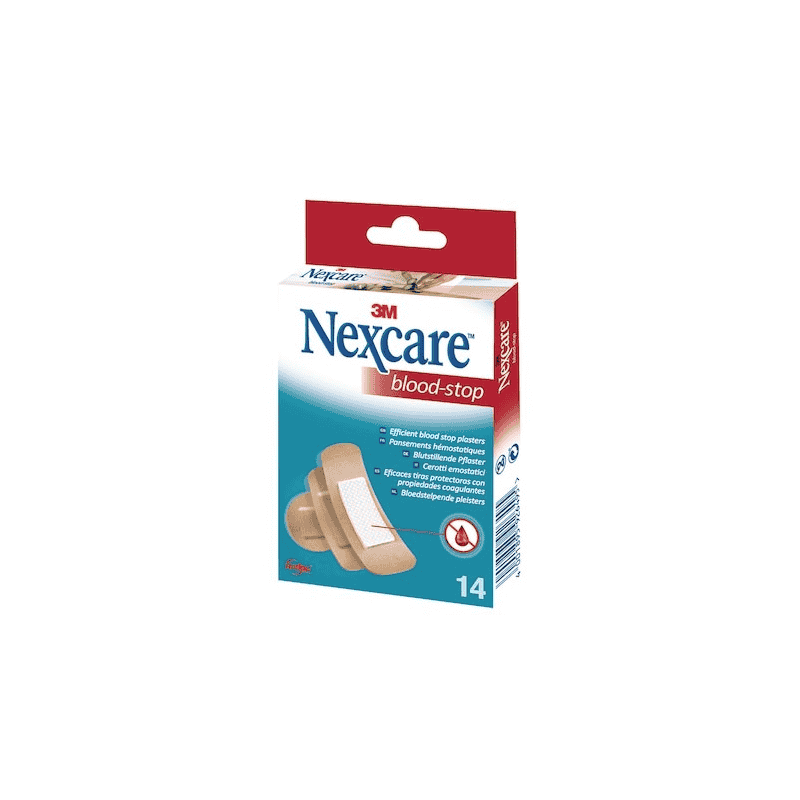 Sérum pharmaceutique Nexcare Blood Stop, assorti, paquet de 14 pièces
