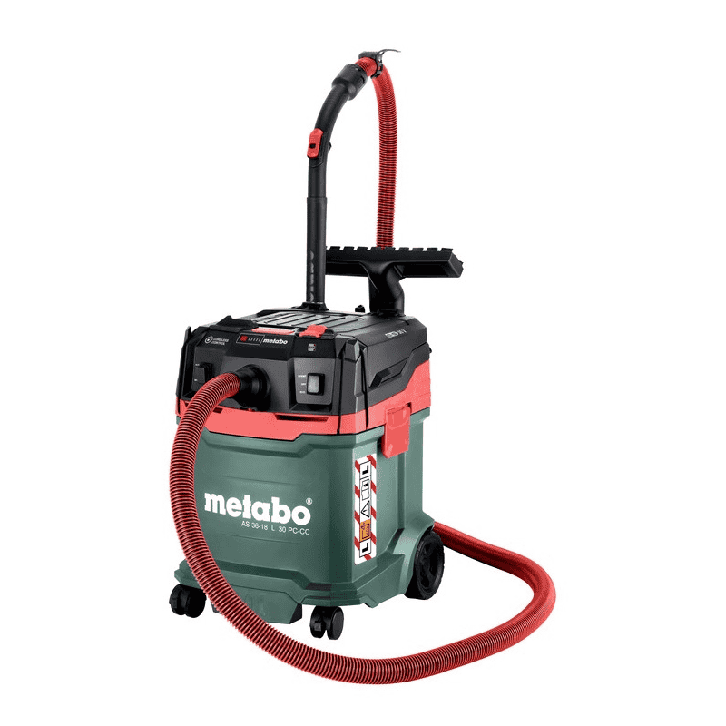 Metabo Akku-Sauger AS 36-18 L 30 PC-CC, 18 V mit manueller Filterabreinigung und CordlessControl
