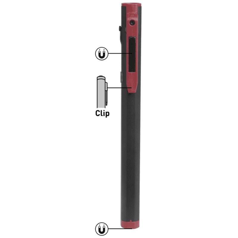 KRAFTWERK LED Stiftlampe 300 Lumen, USB-C wiederaufladbar