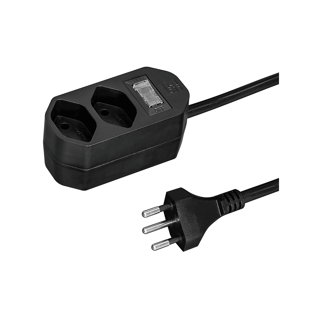 Steffen Steckdosenleiste COMPACT, T13 Steckdosen, mit Schalter, 10 A, IP20, 1.5 m Kabel, diverse Ausführungen