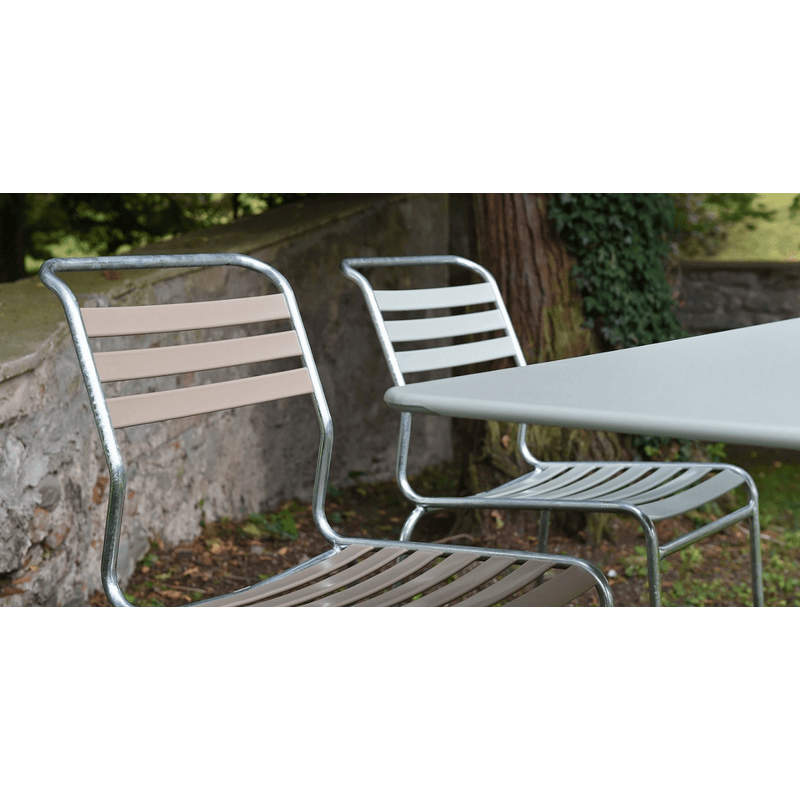 Schaffner Chaise de jardin de jardin SÄNTIS, revêtement par poudre, en diverses exécutions