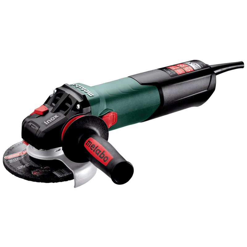 Metabo Winkelschleifer WEV 17-125 Quick Inox, mit Drehzahlregelung und Schnellspannmutter, 1700 Watt