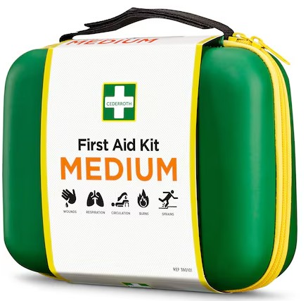Trousse de premiers secours moyenne, Cederroth 390101, L x H x P 231 x 190 x 78 mm