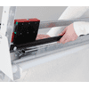 Table d'emballage avec 2 supports de rouleaux et cutter