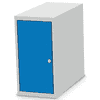 Bedrunka+Hirth Unterhängeschrank mit 1 Flügeltüre, BxTxH 300 x 600 x 600 mm