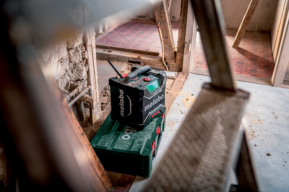 Metabo Akku-Baustellenradio RC 12-18 32W BT DAB+, 18 V ohne Akku