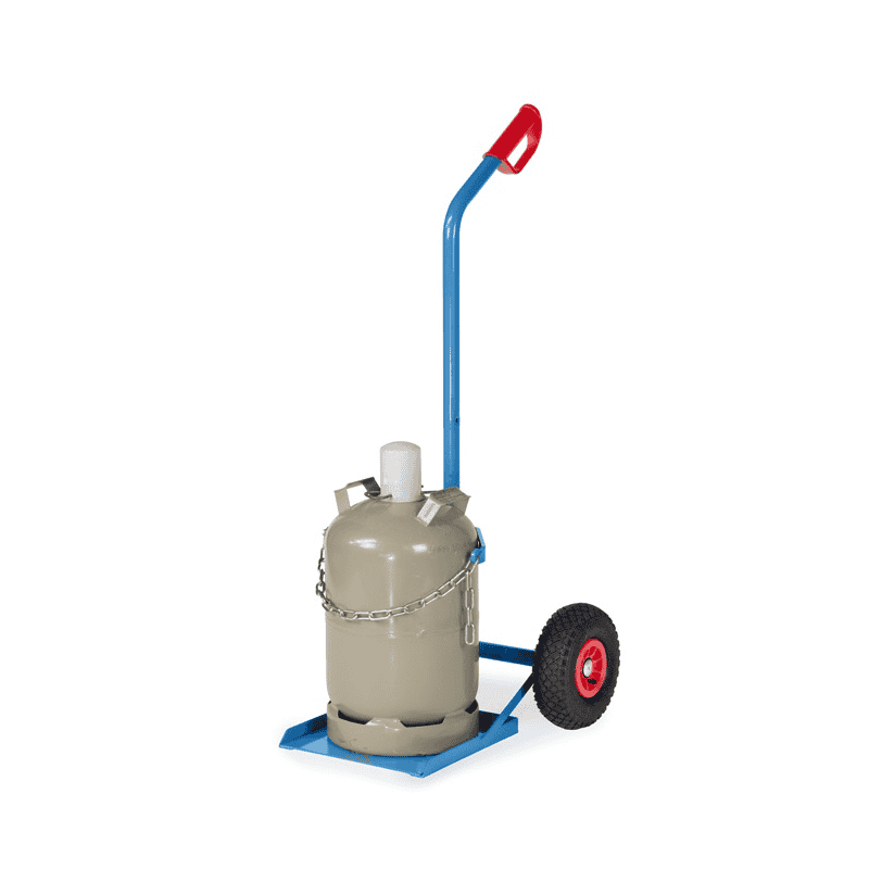 Fetra Stahlflaschenkarre für 1 Propangasflasche 11 kg Ø 300 mm oder 33 kg Ø 318 mm