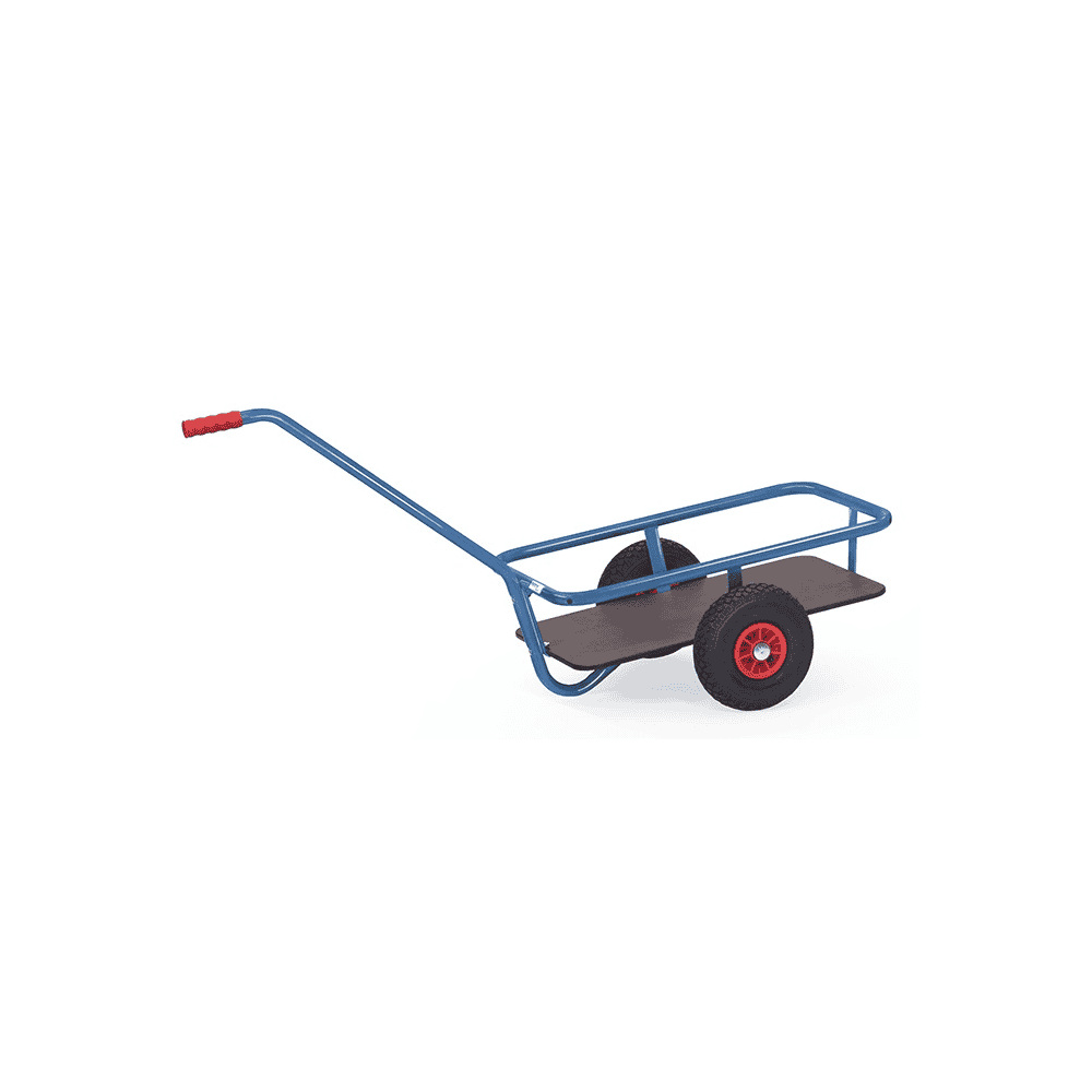 Fetra Handwagen mit wasserfestem Boden, pulverbeschichtet blau RAL 5007