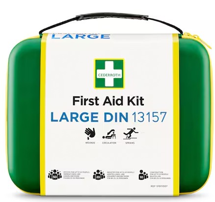 Trousse de premiers secours grande, Cederroth 51011007, DIN 13157, L x H x P 310 x 247 x 80 mm