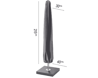 Platinum AeroCover Schutzhülle für Sonnenschirme mit Mittelmast, Höhe 2150 mm, Durchmesser 300/400 mm