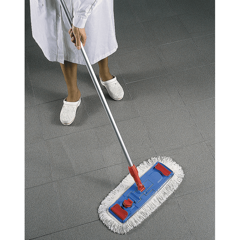 Wischmopp zur Nass- und Trockenreinigung aus 70 % Polyester und 30 % Wolle, Länge 40 cm