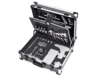 KRAFTWERK BASIC LINE Werkzeugkoffer B147, 3/8“ ohne Bohrschrauber mit Makita Einlage, 97-teilig