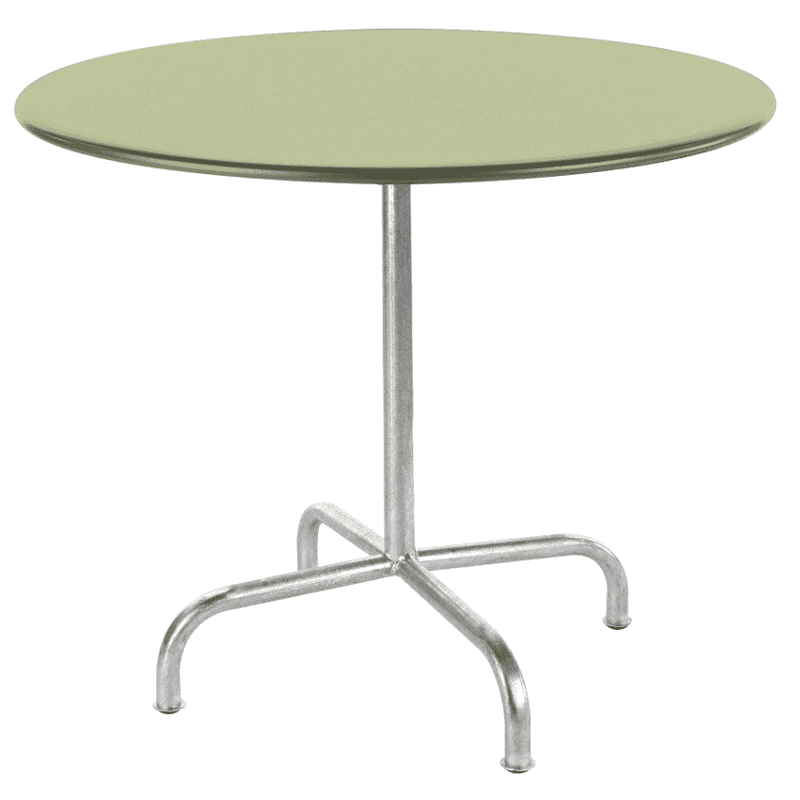 Schaffner Table de jardin ronde Rigi, résistante aux intempéries, rabattable et stable, en diverses exécutions