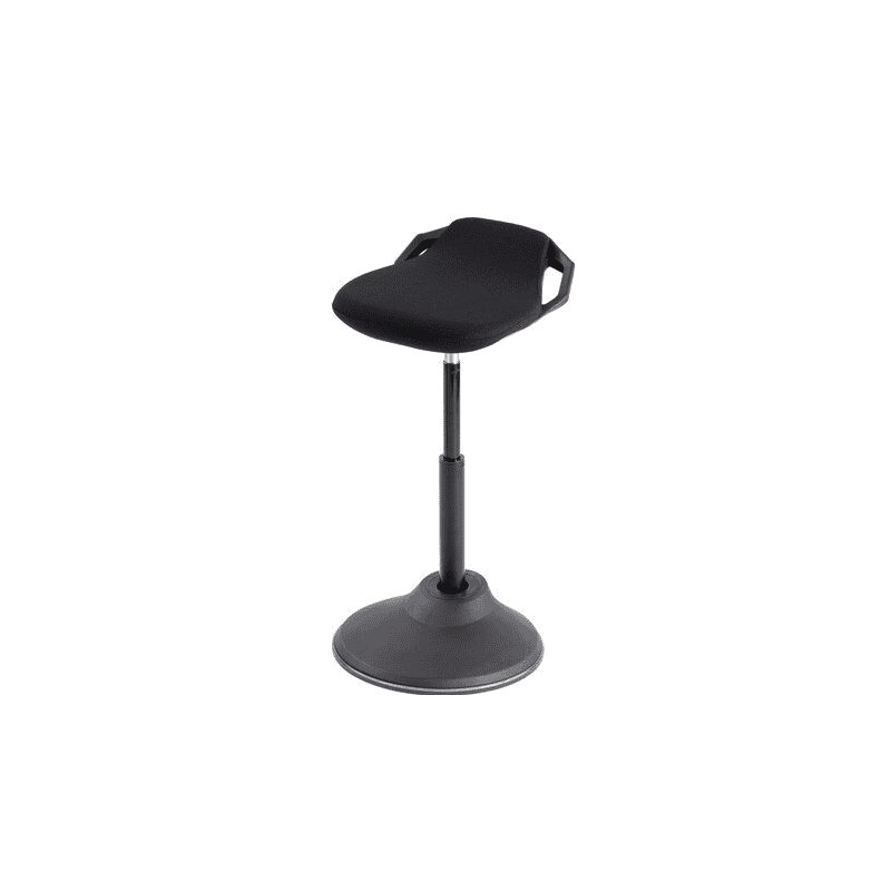 Arbeitshocker Alba Flexy, ergonomisch und höhenverstellbar, schwarz
