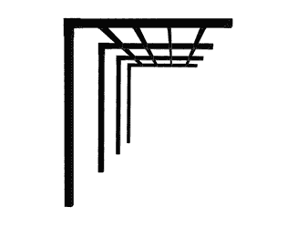 Plus Pergola Arcade, pergola adossée, différentes tailles