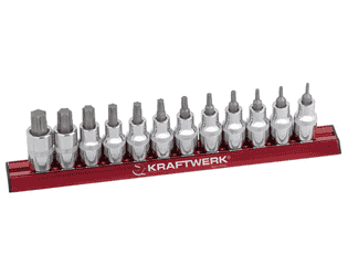 KRAFTWERK PRO LINE TX-Bit-Stecknuss-Satz MAGALU 1/2", 12-teilig