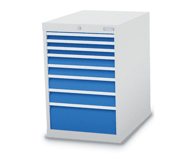 Bedrunka+Hirth Armoire à tiroirs, profondeur 736 mm, R 18-24, nombre de tiroirs 8