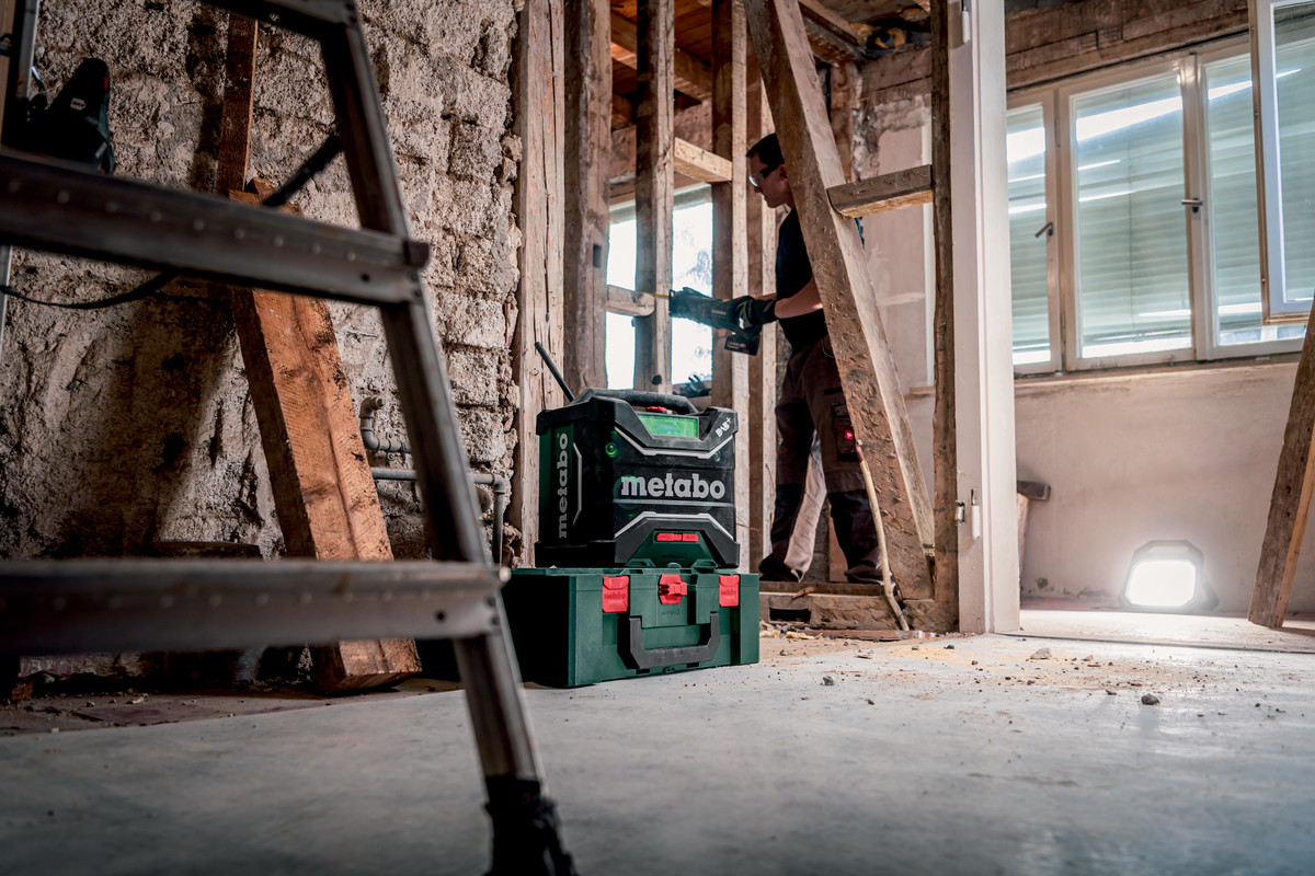 Metabo Akku-Baustellenradio RC 12-18 32W BT DAB+, 18 V ohne Akku