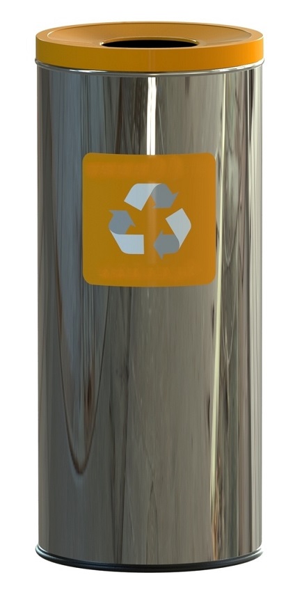 Poubelle en acier inoxydable
