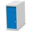 Bedrunka+Hirth Unterhängeschrank mit 1 Schublade und 1 Flügeltür, BxTxH 300 x 600 x 600 mm