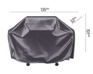 Platinum AeroCover Schutzhülle Grillabdeckung M, LxBxH 1350 x 520 x 1010 mm