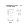Metabo HM-Wendeplatten - Edelstahl, 10 Stück