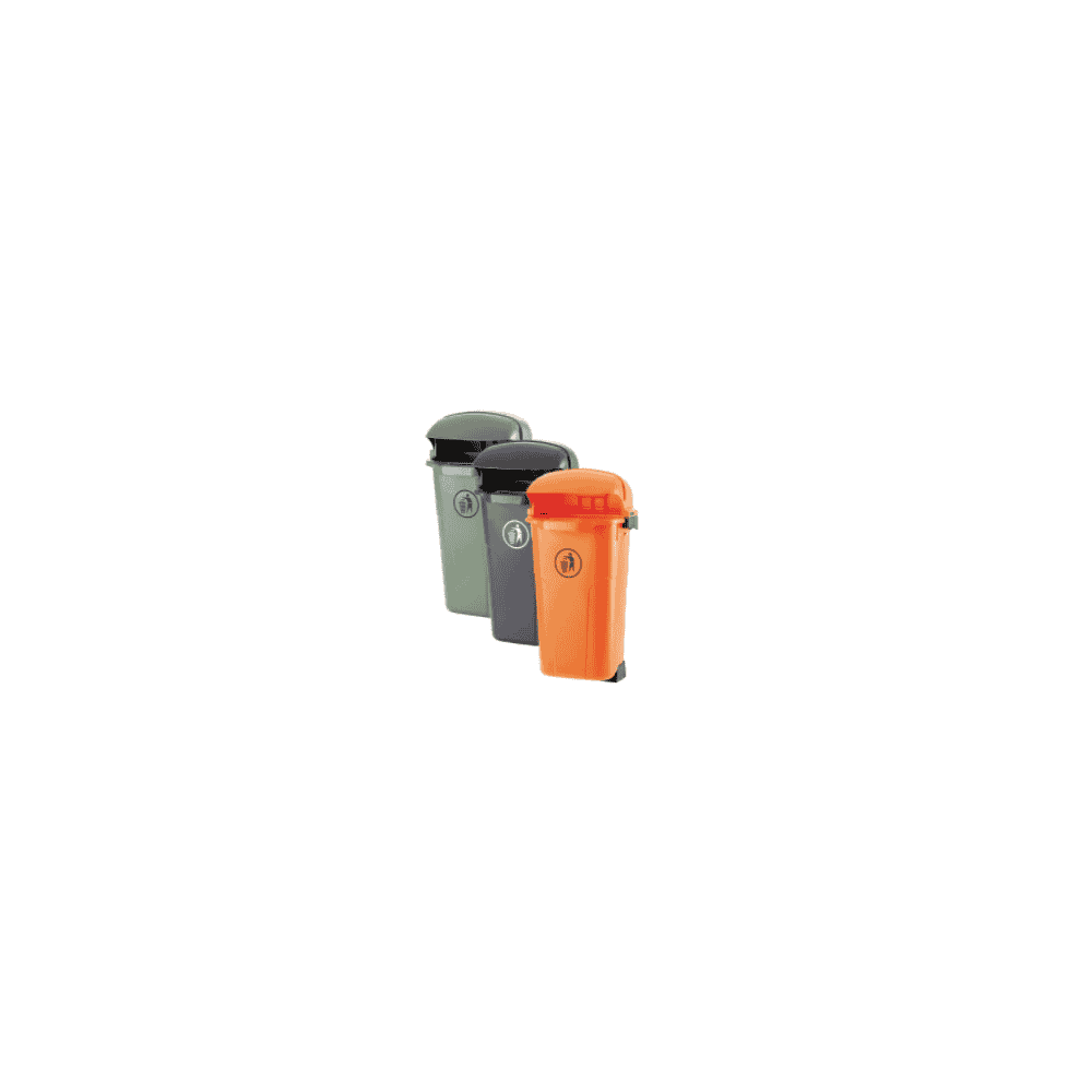 Poubelle Urban, 50 l, divers coloris, 467 x 451 x 901 mm
