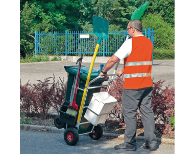 Chariot de nettoyage pour une manipulation facile des bacs - 120 litres