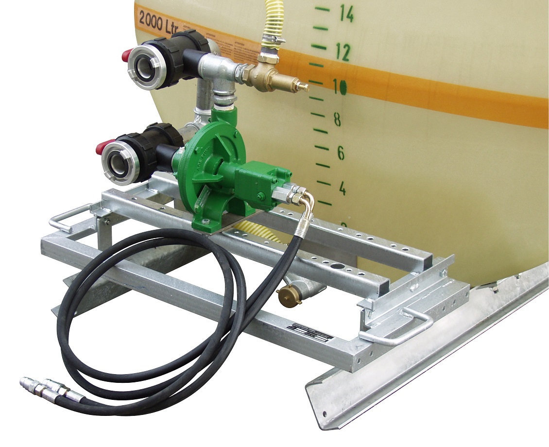 Pompe 100 - 350 l / min, non auto-amorçante, avec moteur hydraulique, pièce complémentaire pour BWS 500