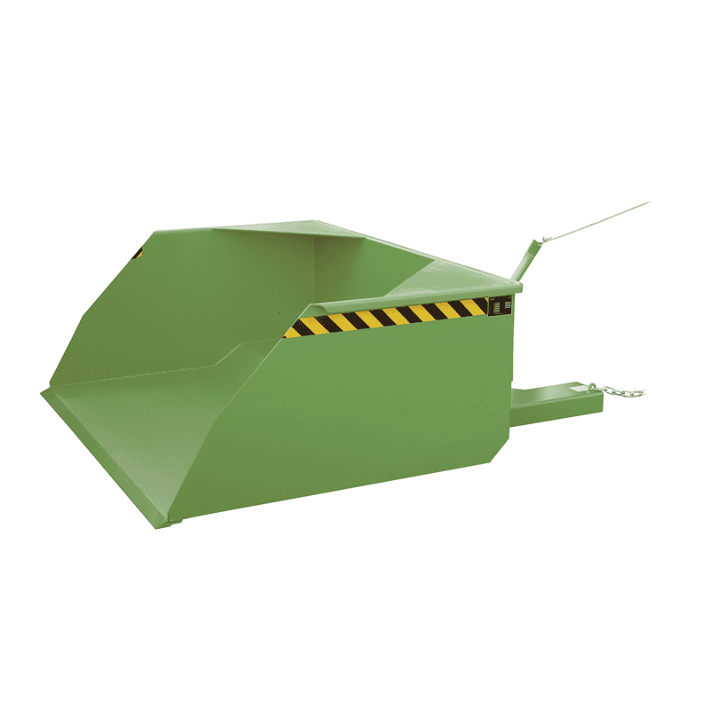 Pelle mécanique, type BSE, basculement avec câble depuis le siège du conducteur