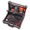 KRAFTWERK PRO LINE Werkzeugkoffer, 1/4", mit KW VDE-Werkzeugen, 123-teilig