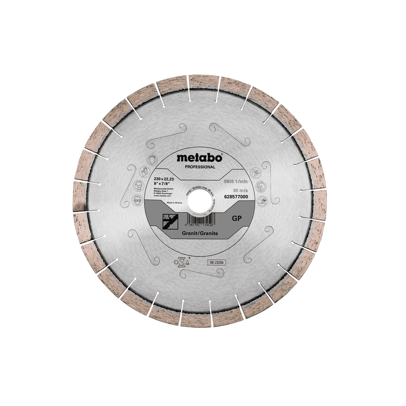 Metabo Diamanttrennscheibe "GP" Granit "professional", 230 x 22,23 mm