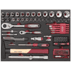 KRAFTWERK PRO LINE Werkzeugkoffer, 1/4" + 1/2", 263-teilig, inkl. Werkzeug