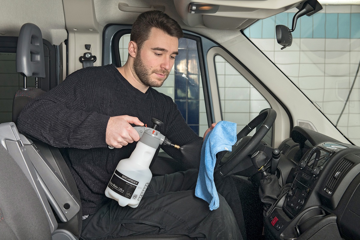 Birchmeier Pulvérisateur à pression Spray-Matic 1.25 N / 360°, avec buse régulatrice - pour professionnels du chantier