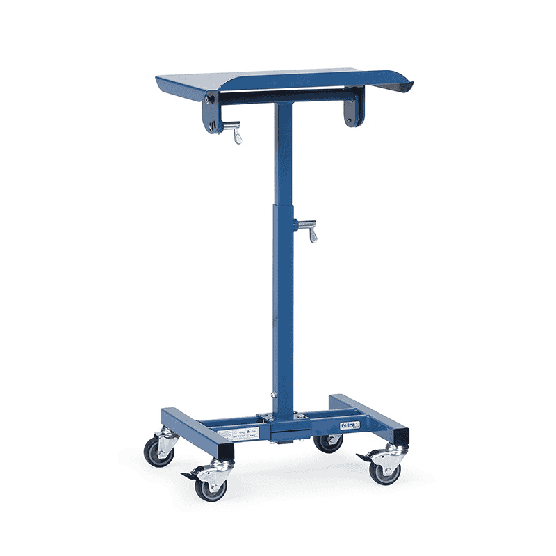 Fetra Materialständer neigbar, höhenverstellbar im 25 mm Raster, Tragkraft 150 kg