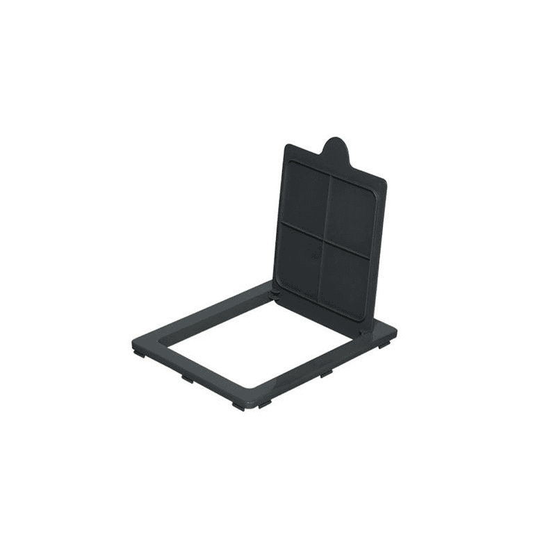 FLEXI Ouverture avec couvercle rabattable pour poubelle de 60 l / 80 l, gris