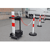 Komplett-Kettenpfosten-Set mit Lager- und Transportgestell, in 2 Farben