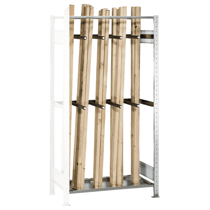 Schulte Langgutregal MULTIplus150, Fachlast 150 kg, in zwei Ausführungen