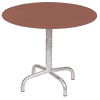 Schaffner Table d'appoint RIGI, Ø 600 mm, en diverses couleurs