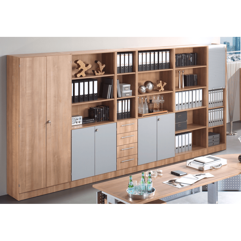 Büroschrank Rhone mit Flügeltüren aus Holz, in diversen Ausführungen