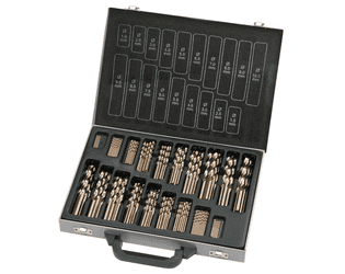 KRAFTWERK HSSE-Co5 Spiralbohrer-Magazin Ø 1.0 -10 mm / 0.5 mm, 170-teilig