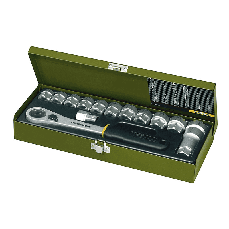 Proxxon Werkstatt-Spezialsatz 1/2", 13 - 27 mm, 14-teilig