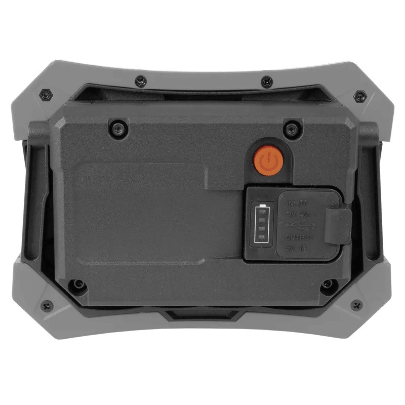 Steffen LED Akku-Arbeitsstrahler 25 W, 3'000 lm, 6500 K, 3-stufig dimmbar, IP54, schwarz/grau
